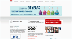 Desktop Screenshot of gshrconference.org